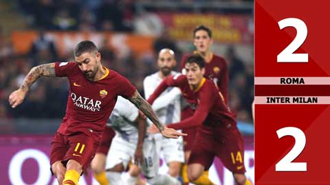 Roma 2-2 Inter Milan (Vòng 34 Serie A 2019/20)