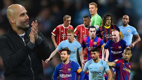 Đội hình trong mơ của HLV Pep Guardiola