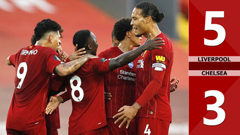 Liverpool 5-3 Chelsea: Đại tiệc bàn thắng trong ngày trao cúp