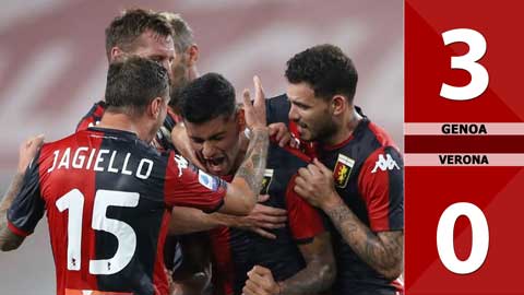 Genoa 3-0 Verona (Vòng 38 Serie A 2019/20)