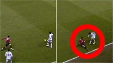 Hồi còn thi đấu, Pirlo từng khiến Ronaldo trượt ngã khi cố gắng cướp bóng