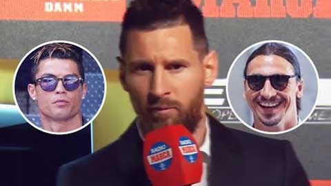 Không giống Ronaldo và Ibra, Messi không bao giờ tự tán dương bản thân