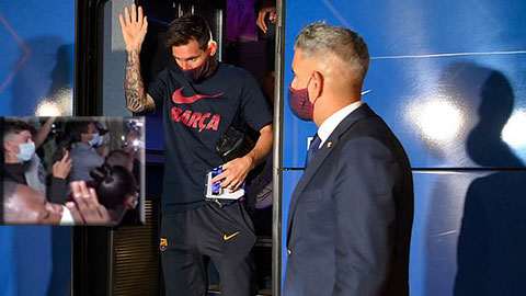 Barca bị CĐV phục kích tại khách sạn la ó phản đối