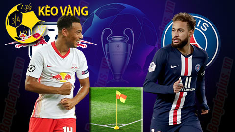 KÈO VÀNG trận Leipzig - PSG: Phạt góc hiệp 1 nổ TÀI