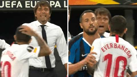 Bị chế giễu, HLV Conte nổi điên và đòi ăn thua đủ với cầu thủ Sevilla