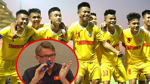 Vì sao cầu thủ SLNA mất tích trong đội hình U19 Việt Nam của Troussier