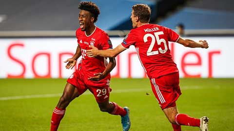 Coman đau lòng sau khi 'xé lưới' đội bóng cũ giúp Bayern đăng quang