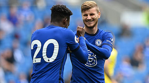 Tiền đạo Timo Werner ghi bàn đầu tiên cho Chelsea