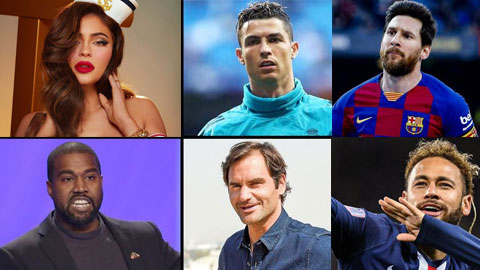 Messi, Ronaldo chỉ là top dưới trong danh sách sao kiếm tiền giỏi nhất năm 2020