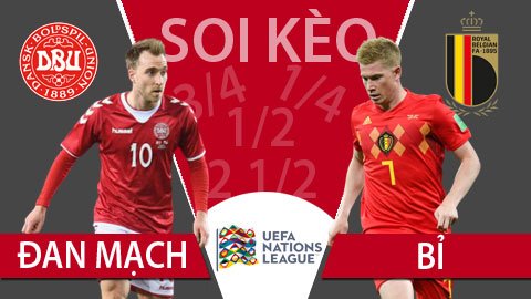 TỶ LỆ và dự đoán kết quả Đan Mạch - Bỉ