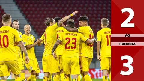 Áo 2-3 Romania (Bảng B1 Nations League 2020/21)