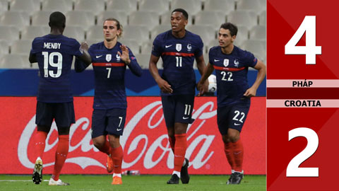 Pháp 4-2 Croatia (Bảng A3 Nation League 2020/21)
