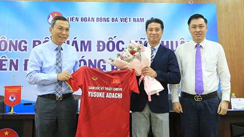 Giám đốc kỹ thuật Yusuke Adachi ký hợp đồng gần 3 năm với VFF