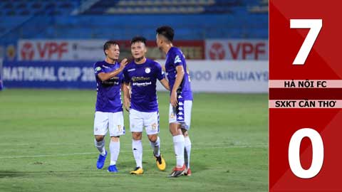 Hà Nội FC 7-0 XSKT Cần Thơ (Tứ kết Cúp QG 2020)