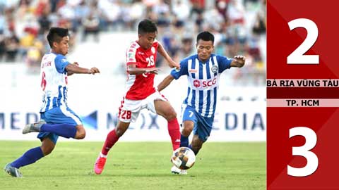 Bà Rịa Vũng Tàu 2-3 TP.HCM (Tứ kết Cúp Quốc gia 2020)