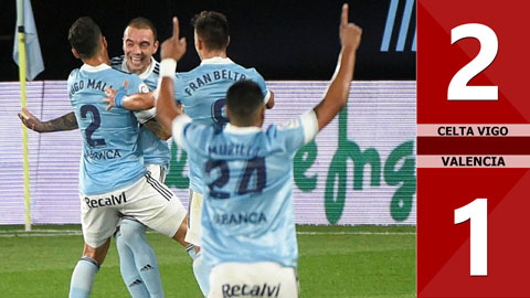 Celta Vigo 2-1 Valencia (Vòng 2 La Liga 2020/21)