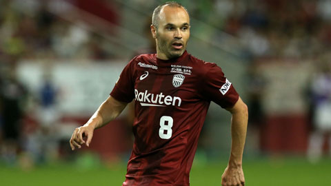 Iniesta gây sốt với pha ghi bàn từ góc cực hẹp cho Vissel Kobe