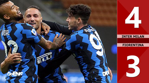 Inter Milan 4-3 Fiorentina (Vòng 2 Serie A 2020/21)