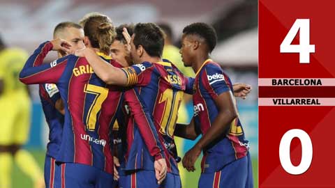 Barcelona 4-0 Villarreal (Vòng 3 La Liga 2020/21)