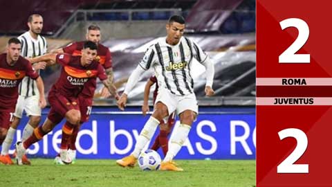 Roma 2-2 Juventus (Vòng 2 Serie A 2020/21)