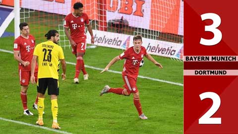 Bayern Munich 3-2 Dortmund (Siêu cúp Đức 2020)