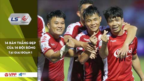 14 bàn thắng đẹp nhất của 14 đội bóng sau giai đoạn 1 V.League 2020