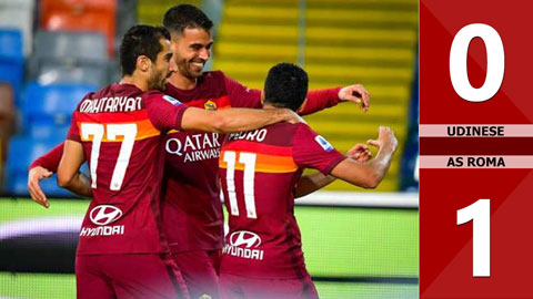 Udinese 0-1 AS Roma (Vòng 3 Serie A 2020/21)