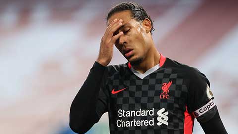 Van Dijk nói gì sau trận thua sốc Aston Villa?