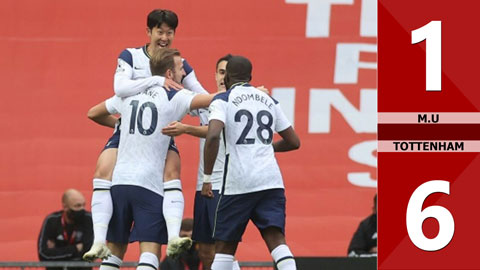 M.U 1-6 Tottenham: Quậy phá tưng bừng tại  Old Trafford