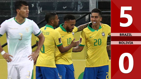 Brazil 5-0 Bolivia (Vòng loại World Cup 2022)