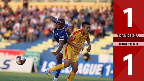Thanh Hóa 1-1 DNH Nam Định (Giai đoạn 2 - Vòng 1 V.League 2020)