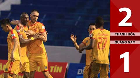 Thanh Hóa 2-1 Quảng Nam (Vòng 2 Giai đoạn 2 V.League 2020)