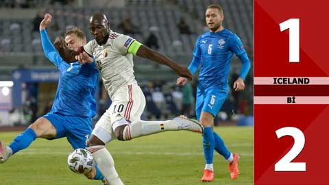 Iceland 1-2 Bỉ (Bảng A2 Nations League 2020/21)