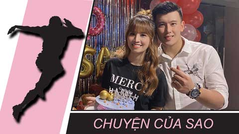 Chuyện của sao 16/10: Thủ môn Viettel hôn bạn gái nồng nàn trong tiệc sinh nhật