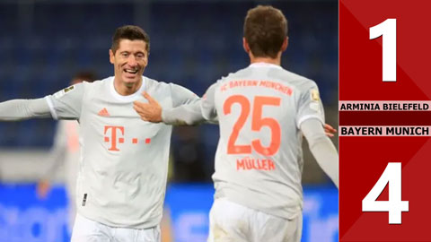 Arminia Bielefeld 1-4 Bayern Munich (Vòng 4 Bundesliga 2020/21)