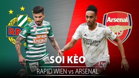 TỶ LỆ và dự đoán kết quả Rapid Wien - Arsenal