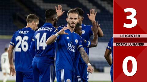 Leicester 3-0 Zorya: 