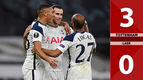 Tottenham 3-0 LASK : Bale đá chính, Son Heung-Min chốt hạ đối thủ