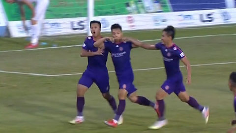 Tấn Tài dứt điểm cận thành mở tỷ số (HAGL 0-1 Sài Gòn FC)