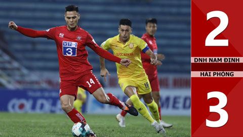 DNH Nam Định 2-3 Hải Phòng (vòng 4 giai đoạn 2 V-League 2020)