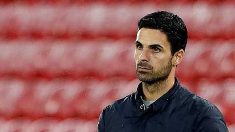 HLV Arteta lo sốt vó về khả năng ghi bàn của Arsenal