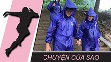 Chuyện của sao 29/10: Công Vinh - Thủy Tiên mặc áo mưa nắm chặt tay nhau đi cứu trợ miền Trung