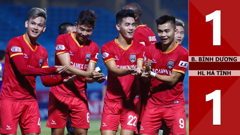 B.Bình Dương 1-1 HL Hà Tĩnh (Vòng 5 giai đoạn 2 V-League 2020)