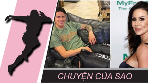 Chuyện của sao 31/10: James Rodriguez bị viêm 'chỗ hiểm', được nữ diễn viên phim nóng trấn an