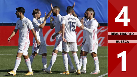 Real Madrid 4-1 Huesca (Vòng 8 La Liga 2020/21)