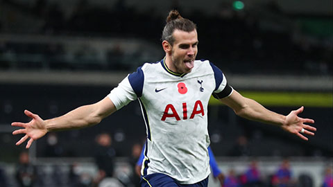 Bale phấn khích với bàn thắng đầu tiên từ khi trở lại Tottenham