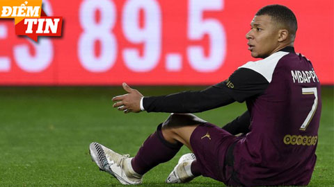 Điểm tin 4/11:  Sau Neymar, PSG mất luôn Mbappe ở đại chiến Leipzig