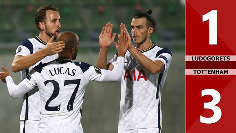 Ludogorets 1-3 Tottenham: Bộ đôi Son-Kane tiếp tục tỏa sáng rực rỡ