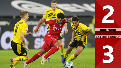 Dortmund 2-3 Bayern Munich (Vòng 7 Bundesliga 2020/21)