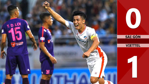 Sài Gòn 0-1 Viettel (Vòng 7 giai đoạn 2 V.league 2020)